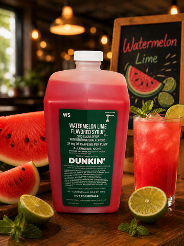 Watermelon 🍉 Lime 🍋‍🟩 Energy Syrup – Limited Time Only