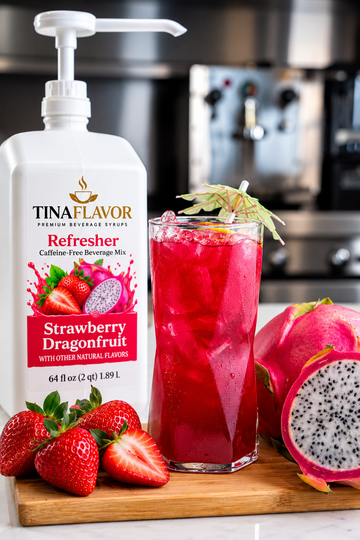 Strawberry Dragonfruit Refresher – 64 fl oz