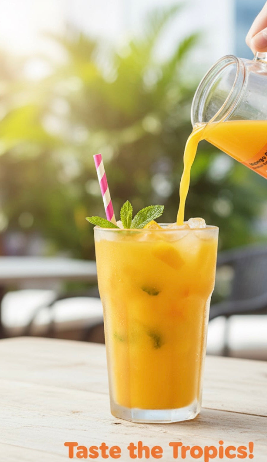 Mango Pineapple Dunkin' Refresher Concentrate!