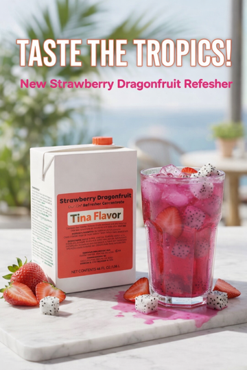 Strawberry Dragonfruit Dunkin' Refresher Concentrate!