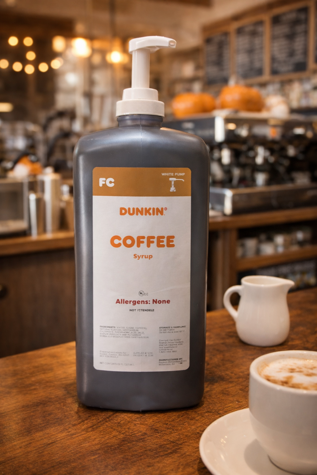 ☕ Dunkin’ Coffee Syrup – Barista Grade (64 oz) with pump