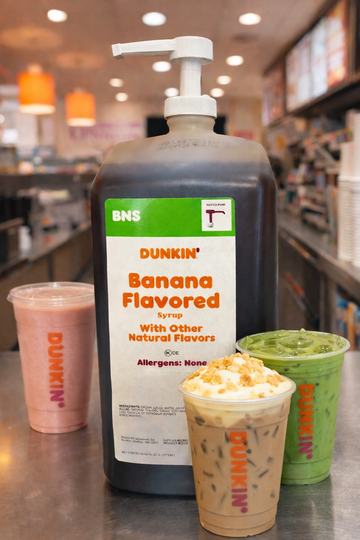 Banana Flavored Syrup 🍌 Dunkin