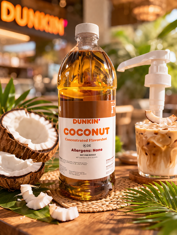 Dunkin Coconut Concentrated Flavourshot With Pump 30 FL / 0.89 L