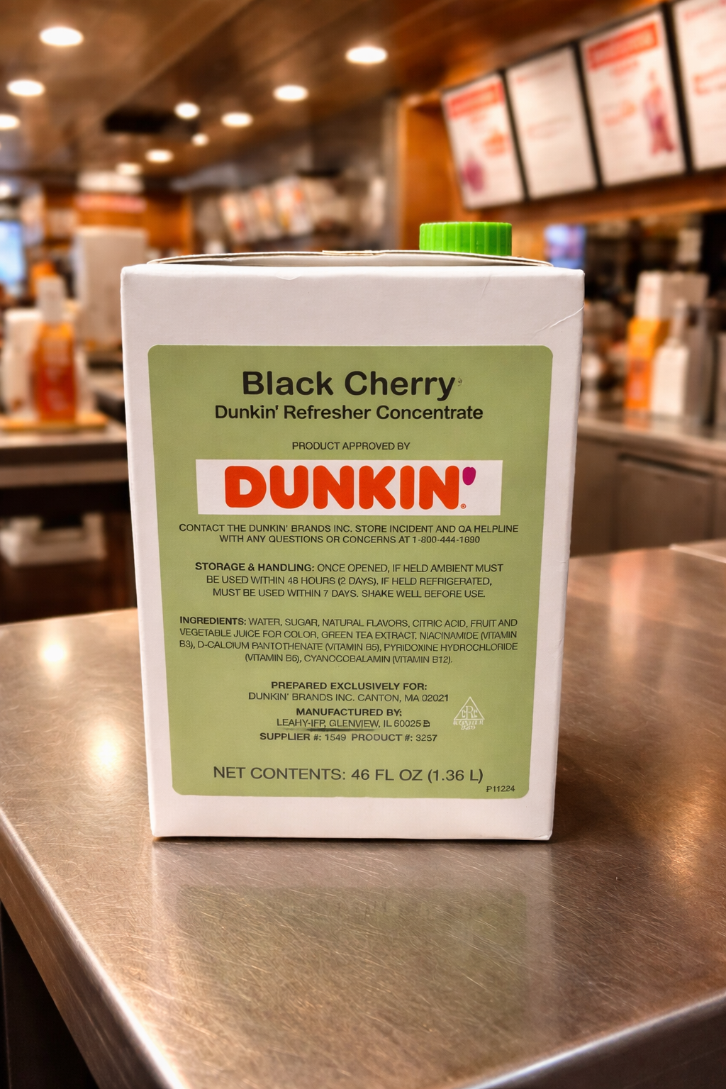 Black Cherry Dunkin Refresher Concentrate 🍒