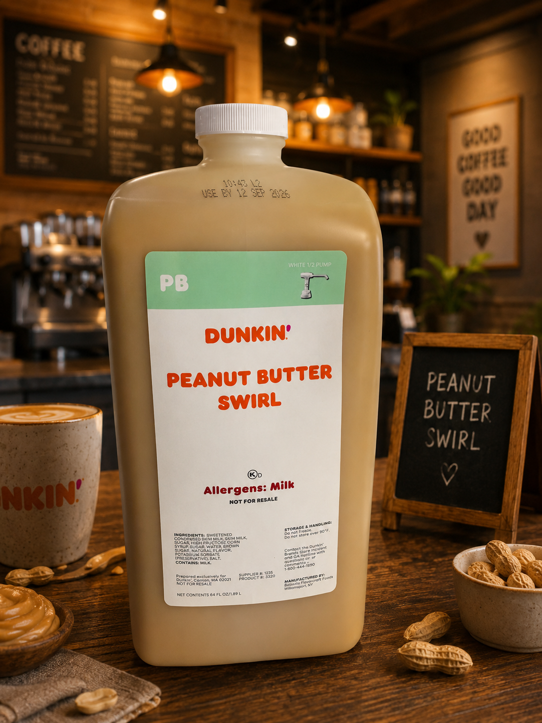 Peanut Butter Swirl Coffee Concentrate | Rich & Creamy